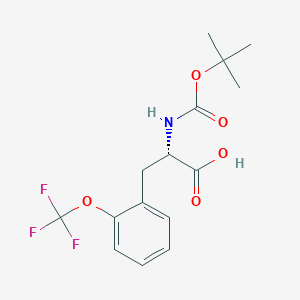 molecular formula C15H18F3NO5 B6337852 Boc-L-Phe(2-OCF3)-OH CAS No. 1213060-08-2