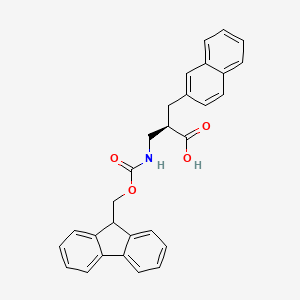molecular formula C29H25NO4 B6337872 (R,S)-Fmoc-3-amino-2-(naphthalen-2-ylmethyl)-propionic acid CAS No. 454424-73-8