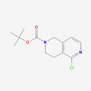 molecular formula C13H17ClN2O2 B6337924 t-Butyl 5-chloro-3,4-dihydro-1H-2,6-naphthyridine-2-carboxylate CAS No. 1196153-26-0