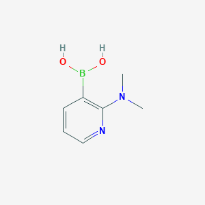 molecular formula C7H11BN2O2 B6337936 2-(Dimethylamino)Ipyridine-3-boronic acid CAS No. 1412416-71-7