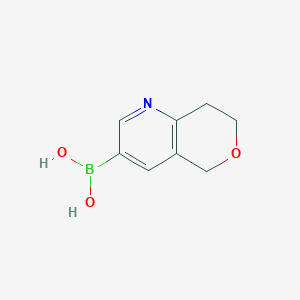 molecular formula C8H10BNO3 B6337960 7,8-Dihydro-5H-pyrano[4,3-b]pyridine-3-boronic acid CAS No. 1643572-83-1