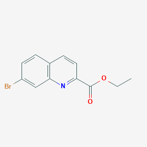 molecular formula C12H10BrNO2 B6337975 Ethyl 7-bromoquinoline-2-carboxylate CAS No. 1196153-95-3