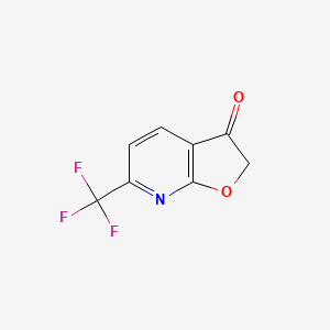 molecular formula C8H4F3NO2 B6337981 6-(Trifluoromethyl)furo[2,3-b]pyridin-3-one CAS No. 1196155-86-8