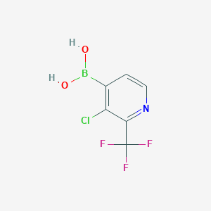 molecular formula C6H4BClF3NO2 B6337994 3-Chloro-2-(trifluorormethyl)pyridine-4-boronic acid CAS No. 2096331-34-7