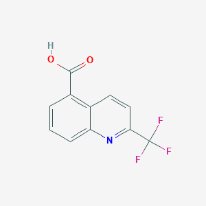 molecular formula C11H6F3NO2 B6337996 2-(三氟甲基)喹啉-5-羧酸 CAS No. 1260671-21-3