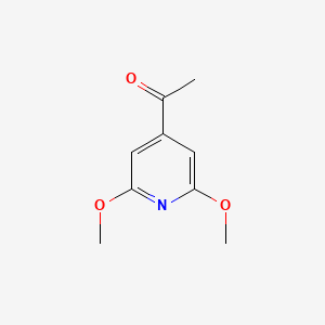 molecular formula C9H11NO3 B6338028 1-(2,6-Dimethoxypyridin-4-yl)ethanone CAS No. 1393554-78-3