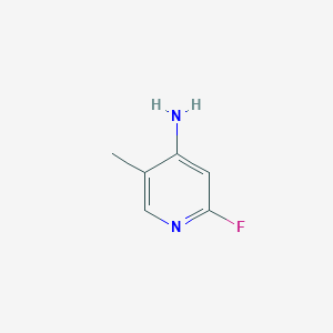 molecular formula C6H7FN2 B6338037 2-Fluoro-5-methylpyridin-4-amine CAS No. 1393569-97-5