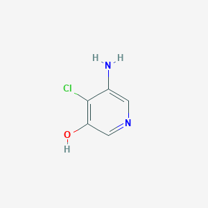 molecular formula C5H5ClN2O B6338042 5-Amino-4-chloro-pyridin-3-ol CAS No. 1393554-29-4