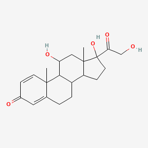 molecular formula C21H28O5 B6338050 11,17,21-Trihydroxypregna-1,4-diene-3,20-dione CAS No. 307518-72-5