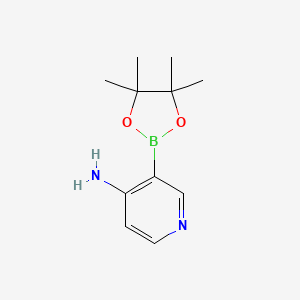 molecular formula C11H17BN2O2 B6338088 4-氨基吡啶-3-硼酸频哪醇酯 CAS No. 1244772-70-0