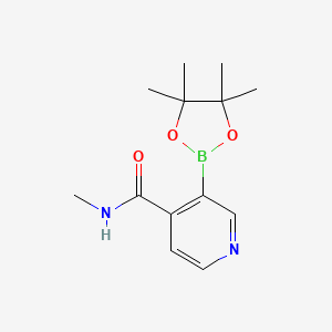 molecular formula C13H19BN2O3 B6338092 4-(Methylcarbamoyl)pyridine-3-boronic acid pinacol ester CAS No. 2096337-28-7