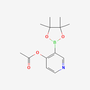 molecular formula C13H18BNO4 B6338108 4-(Acetoxy)pyridine-3-boronic acid pinacol ester CAS No. 2096338-81-5