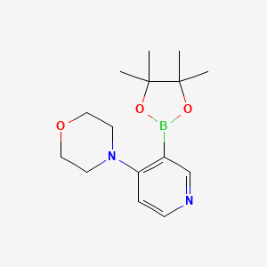 molecular formula C15H23BN2O3 B6338124 4-Morpholinopyridine-3-boronic acid pinacol ester CAS No. 2096333-47-8