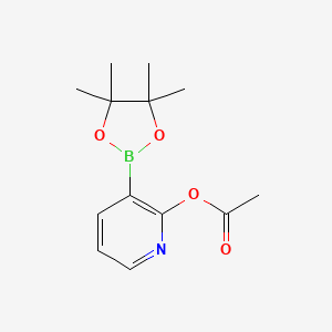 molecular formula C13H18BNO4 B6338165 2-(Acetoxy)pyridine-3-boronic acid pinacol ester CAS No. 2096334-94-8