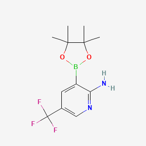 2-Amino-5-(trifluoromethyl)pyridine-3-boronic acid pinacol ester