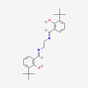 molecular formula C24H32N2O2 B6338287 1,2-Bis-N-(3-tert-butylsalicylidene)-aminoethane CAS No. 72138-54-6