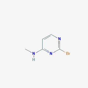 molecular formula C5H6BrN3 B6338294 2-Bromo-N-methylpyrimidin-4-amine CAS No. 1209458-26-3