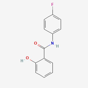 molecular formula C13H10FNO2 B6338307 N-(4-Fluoro-phenyl)-2-hydroxy-benzamide CAS No. 7120-46-9