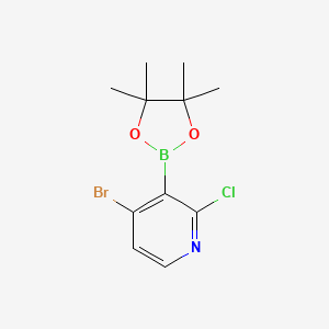 molecular formula C11H14BBrClNO2 B6338336 4-溴-2-氯吡啶-3-硼酸二缩水甘醇酯 CAS No. 2121514-27-8