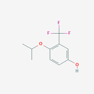 molecular formula C10H11F3O2 B6338356 4-Isopropoxy-3-(trifluoromethyl)phenol CAS No. 1243280-89-8