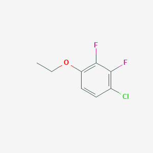 molecular formula C8H7ClF2O B6338406 1-Chloro-4-ethoxy-2,3-difluorobenzene CAS No. 1384466-81-2
