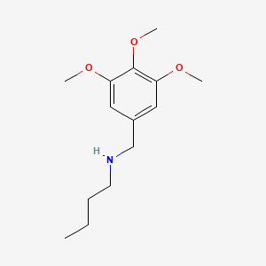 molecular formula C14H23NO3 B6338490 Butyl[(3,4,5-trimethoxyphenyl)methyl]amine CAS No. 893573-72-3