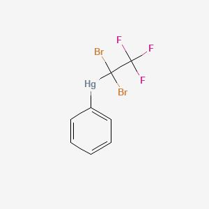 molecular formula C8H5Br2F3Hg B6338522 1,1-二溴三氟乙基苯基汞 CAS No. 231630-91-4