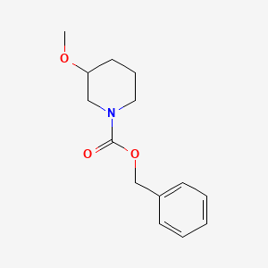 molecular formula C14H19NO3 B6338566 Benzyl 3-methoxypiperidine-1-carboxylate CAS No. 1241922-22-4