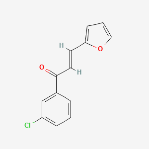 molecular formula C13H9ClO2 B6338597 (2E)-1-(3-Chlorophenyl)-3-(furan-2-yl)prop-2-en-1-one CAS No. 1220995-33-4