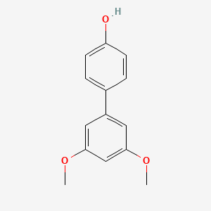 molecular formula C14H14O3 B6338601 4-(3,5-Dimethoxyphenyl)phenol, 95% CAS No. 495416-58-5