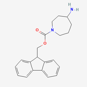 molecular formula C21H24N2O2 B6338631 1-Fmoc-4-aminoazepane CAS No. 885954-48-3