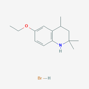 molecular formula C14H22BrNO B6338651 6-Ethoxy-2,2,4-trimethyl-1,2,3,4-tetrahydroquinoline hydrobromide CAS No. 1211462-34-8
