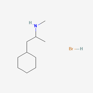 molecular formula C10H22BrN B6338655 (2-Cyclohexyl-1-methylethyl)methylamine hydrobromide;  95% CAS No. 1211502-58-7