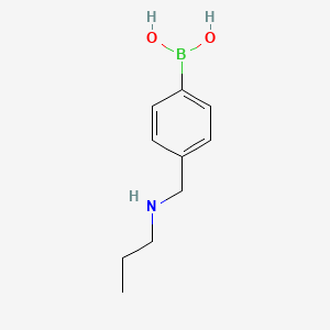 molecular formula C10H16BNO2 B6338662 4-Propylaminomethylphenylboronic acid CAS No. 102712-19-6