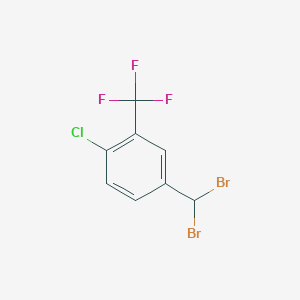4-Chloro-3-(trifluoromethyl)benzal bromide, 99%