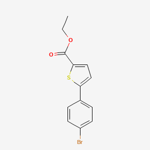 molecular formula C13H11BrO2S B6338873 Ethyl 5-(4-bromophenyl)thiophene-2-carboxylate CAS No. 19282-41-8