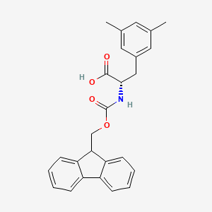molecular formula C26H25NO4 B6338878 Fmoc-L-Phe(3,5-Me2)-OH CAS No. 1270295-34-5