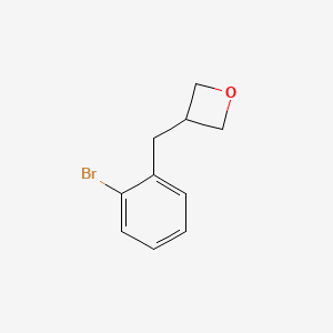 molecular formula C10H11BrO B6338954 3-[(2-Bromophenyl)methyl]oxetane CAS No. 1823939-89-4
