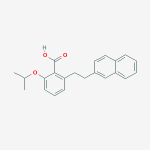 molecular formula C22H22O3 B6339017 2-Isopropoxy-6-(2-naphthalen-2-yl-ethyl)-benzoic acid CAS No. 1171921-89-3