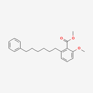 molecular formula C21H26O3 B6339039 2-Methoxy-6-(6-phenyl-hexyl)-benzoic acid methyl ester CAS No. 1171921-59-7
