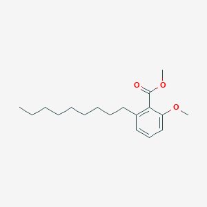 molecular formula C18H28O3 B6339056 2-Methoxy-6-nonyl-benzoic acid methyl ester CAS No. 1171921-43-9