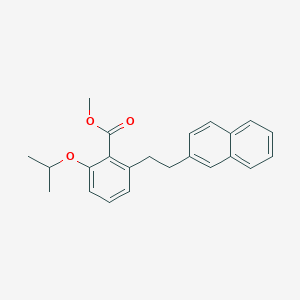 molecular formula C23H24O3 B6339072 2-Isopropoxy-6-(2-naphthalen-2-yl-ethyl)-benzoic acid methyl ester CAS No. 1171921-44-0
