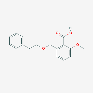 molecular formula C17H18O4 B6339177 2-甲氧基-6-苯乙氧基甲基-苯甲酸 CAS No. 1171924-69-8