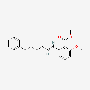 molecular formula C21H24O3 B6339180 2-甲氧基-6-(6-苯基-己-1-烯基)-苯甲酸甲酯 CAS No. 1171924-73-4
