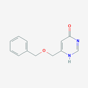 B063394 6-Benzyloxymethyl-4-hydroxypyrimidine CAS No. 188177-37-9