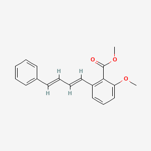 molecular formula C19H18O3 B6339572 2-甲氧基-6-(4-苯基-丁-1,3-二烯基)-苯甲酸甲酯 CAS No. 365543-06-2