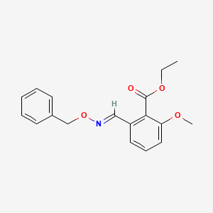molecular formula C18H19NO4 B6339582 2-(苯甲酰氧亚氨基甲基)-6-甲氧基苯甲酸乙酯 CAS No. 1171923-90-2