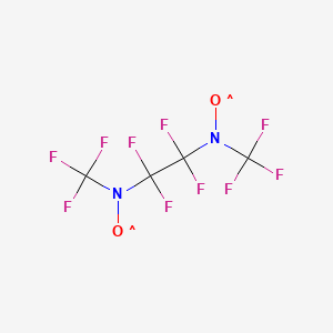 molecular formula C4F10N2O2 B6339664 Perfluoro-2,5-diazahexane-2,5-dioxyl CAS No. 36525-64-1
