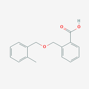 molecular formula C16H16O3 B6339728 2-(2-Methyl-benzyloxymethyl)-benzoic acid CAS No. 353747-88-3