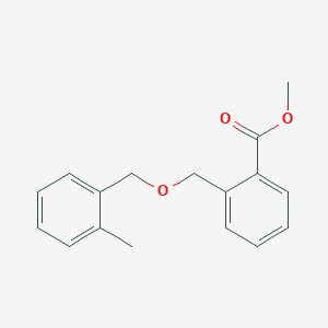 molecular formula C17H18O3 B6339735 2-(2-甲基苄氧甲基)苯甲酸甲酯 CAS No. 1171923-18-4
